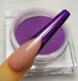 COLOURED ACRYLICS - PINKS AND PURPLES
