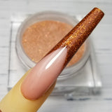 COLOURED ACRYLIC POWDER - REDS &  COPPERS