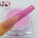 COLOURED ACRYLICS - PINKS AND PURPLES
