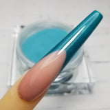 COLOURED ACRYLIC POWDER - BLUES & GREENS