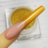 COLOURED ACRYLIC POWDER - GOLDS & BROWNS