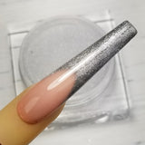 COLOURED ACRYLIC POWDER - SILVERS & BLACKS