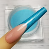 COLOURED ACRYLIC POWDER - BLUES & GREENS