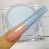 COLOURED ACRYLIC POWDER - BLUES & GREENS