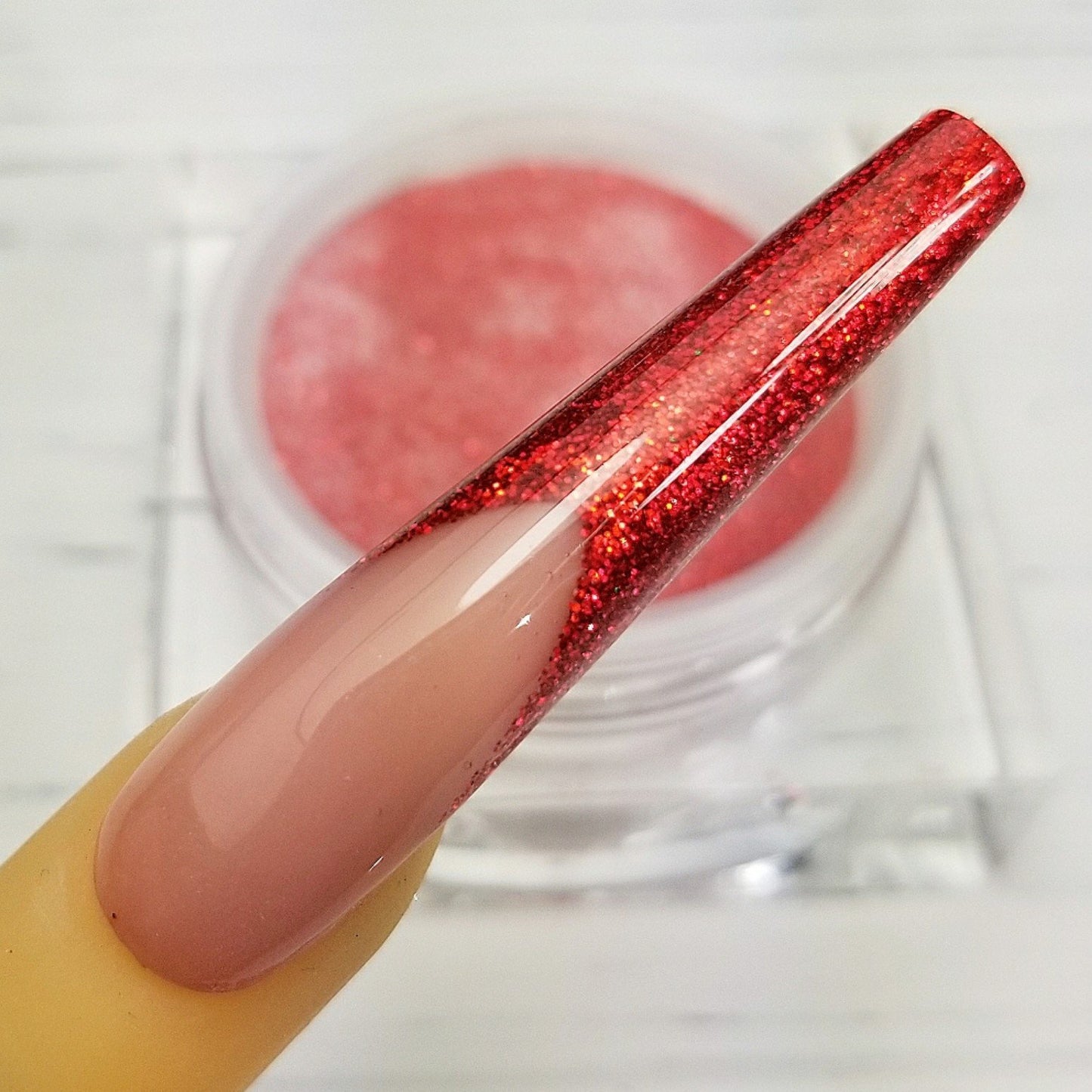 COLOURED ACRYLIC POWDER - REDS & COPPERS