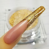 COLOURED ACRYLIC POWDER - GOLDS & BROWNS