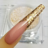 COLOURED ACRYLIC POWDER - GOLDS & BROWNS
