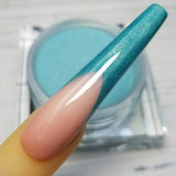 COLOURED ACRYLIC POWDER - BLUES & GREENS