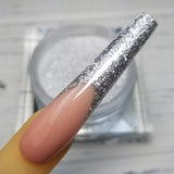 COLOURED ACRYLIC POWDER - SILVERS & BLACKS