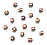 CLEAR AS MUD GENUINE CRYSTAL RHINESTONES- ROUND FLATBACK COLOURS