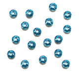 CLEAR AS MUD GENUINE CRYSTAL RHINESTONES- ROUND FLATBACK COLOURS