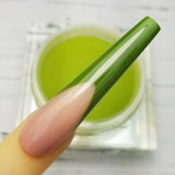 COLOURED ACRYLIC POWDER - BLUES & GREENS