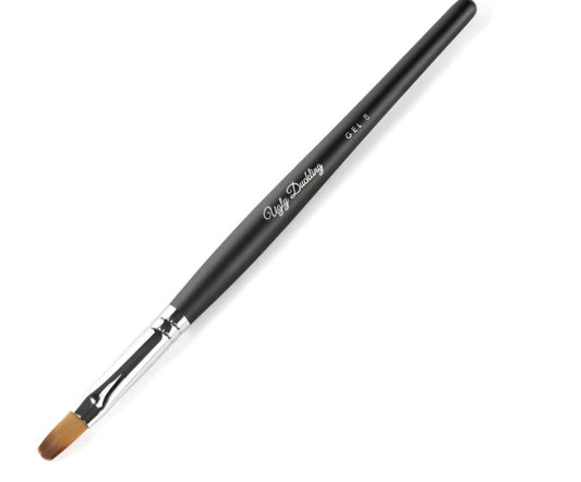 Gel Brush 2 - Matte Black Wood Handle