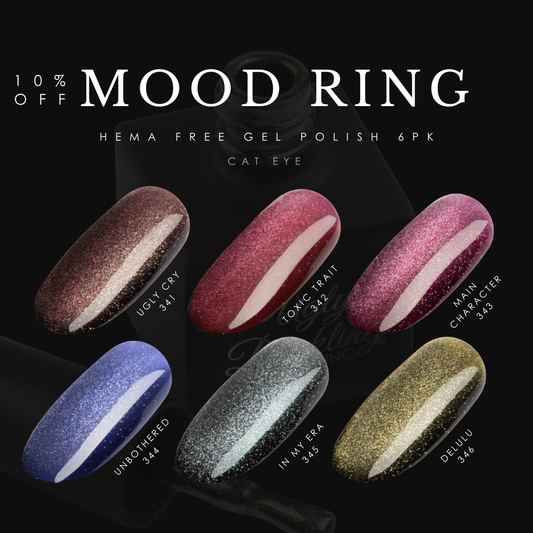 Moodring Cat Eye - 6PK Gel Polish Collection