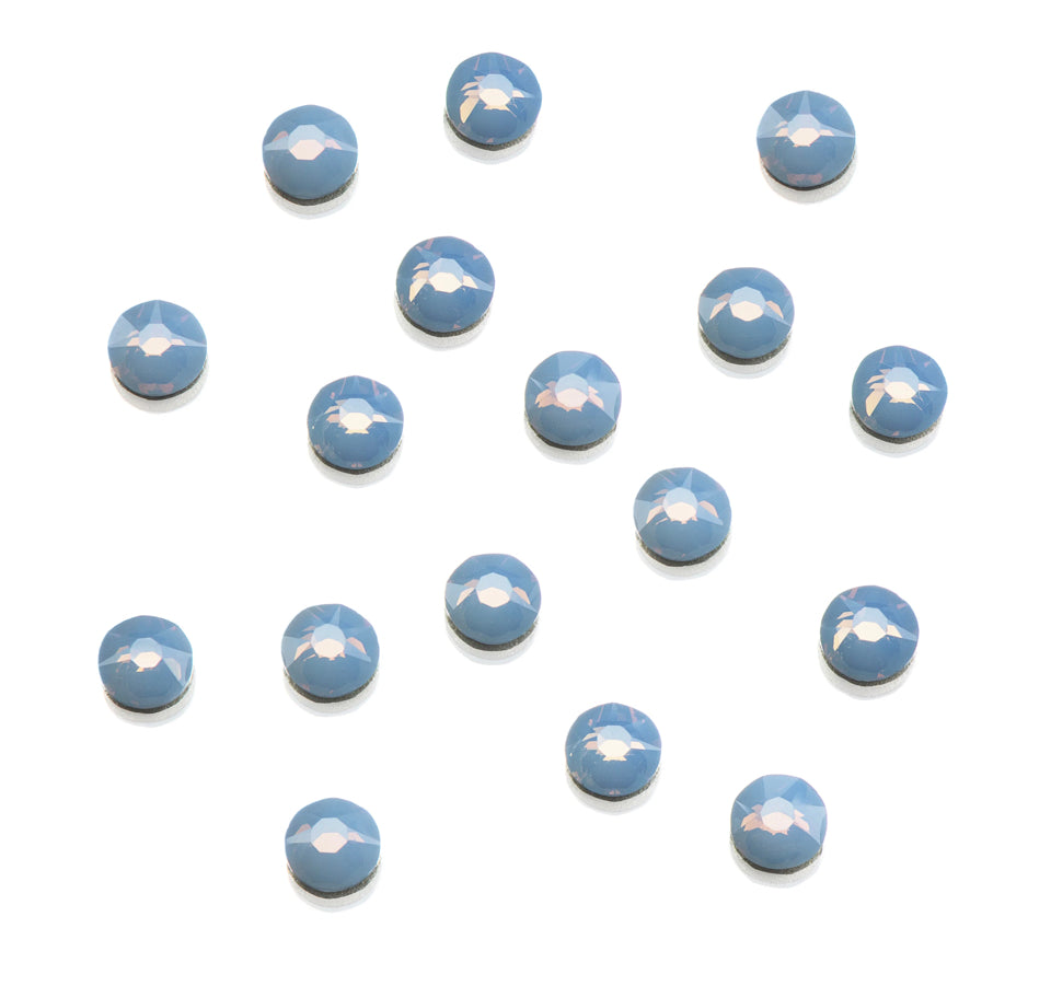 CLEAR AS MUD GENUINE CRYSTAL RHINESTONES- ROUND FLATBACK COLOURS