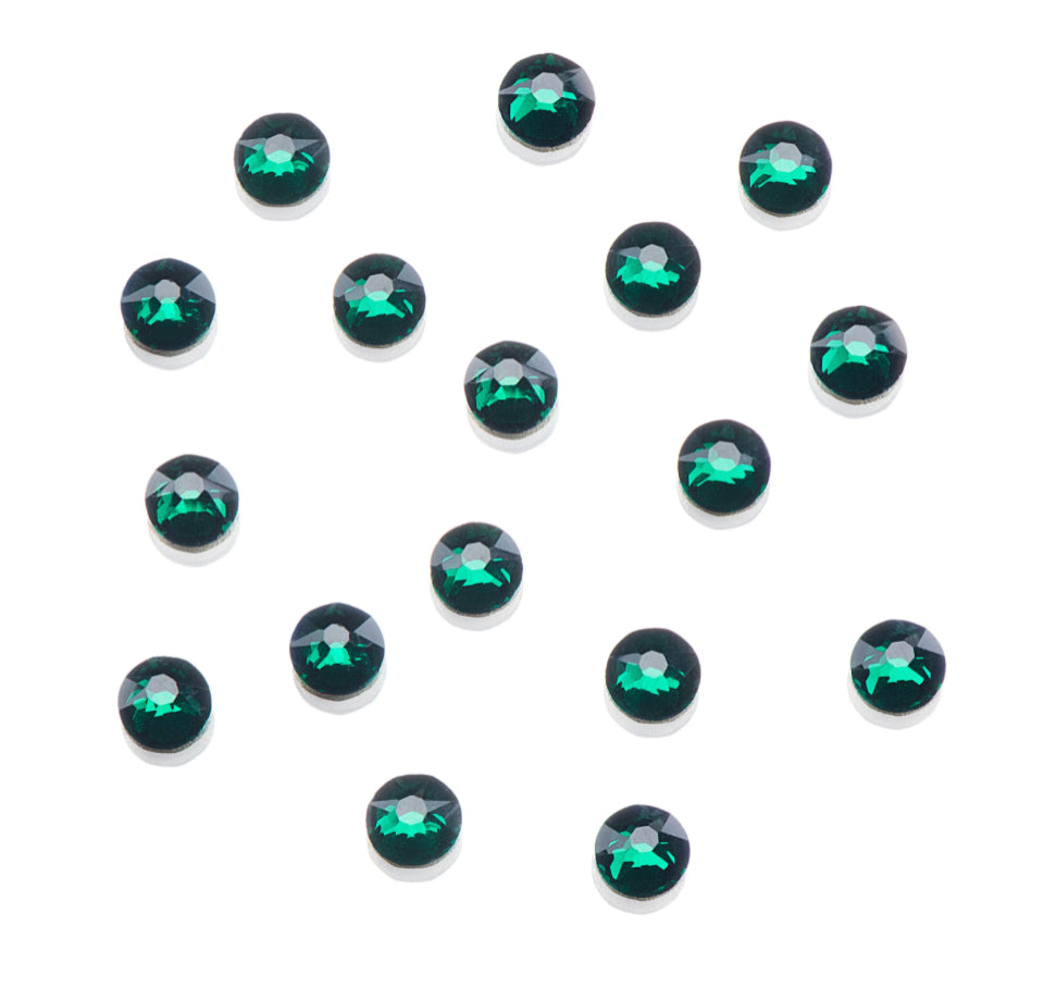 CLEAR AS MUD GENUINE CRYSTAL RHINESTONES- ROUND FLATBACK COLOURS