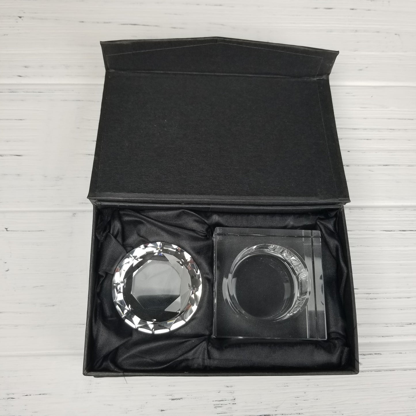 CRYSTAL DAPPEN DISH SET