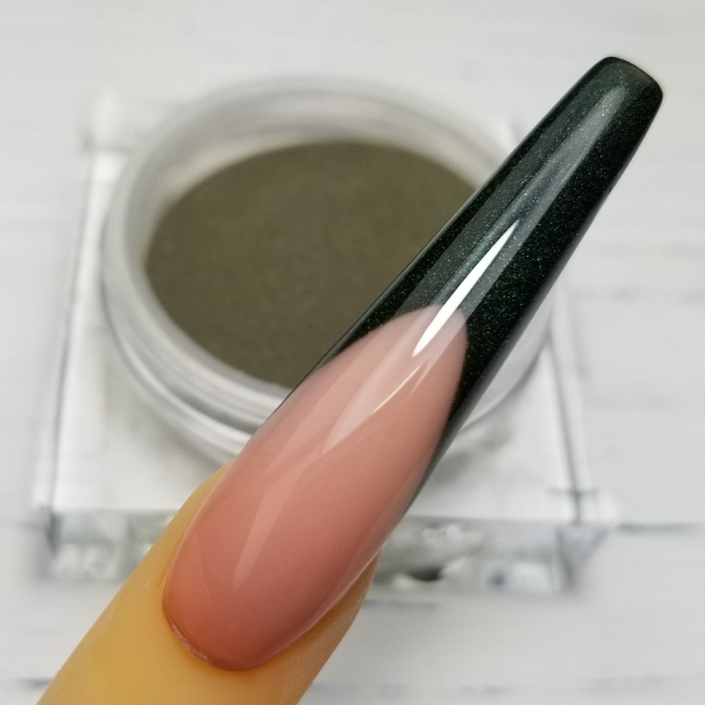 COLOURED ACRYLIC POWDER - BLUES & GREENS