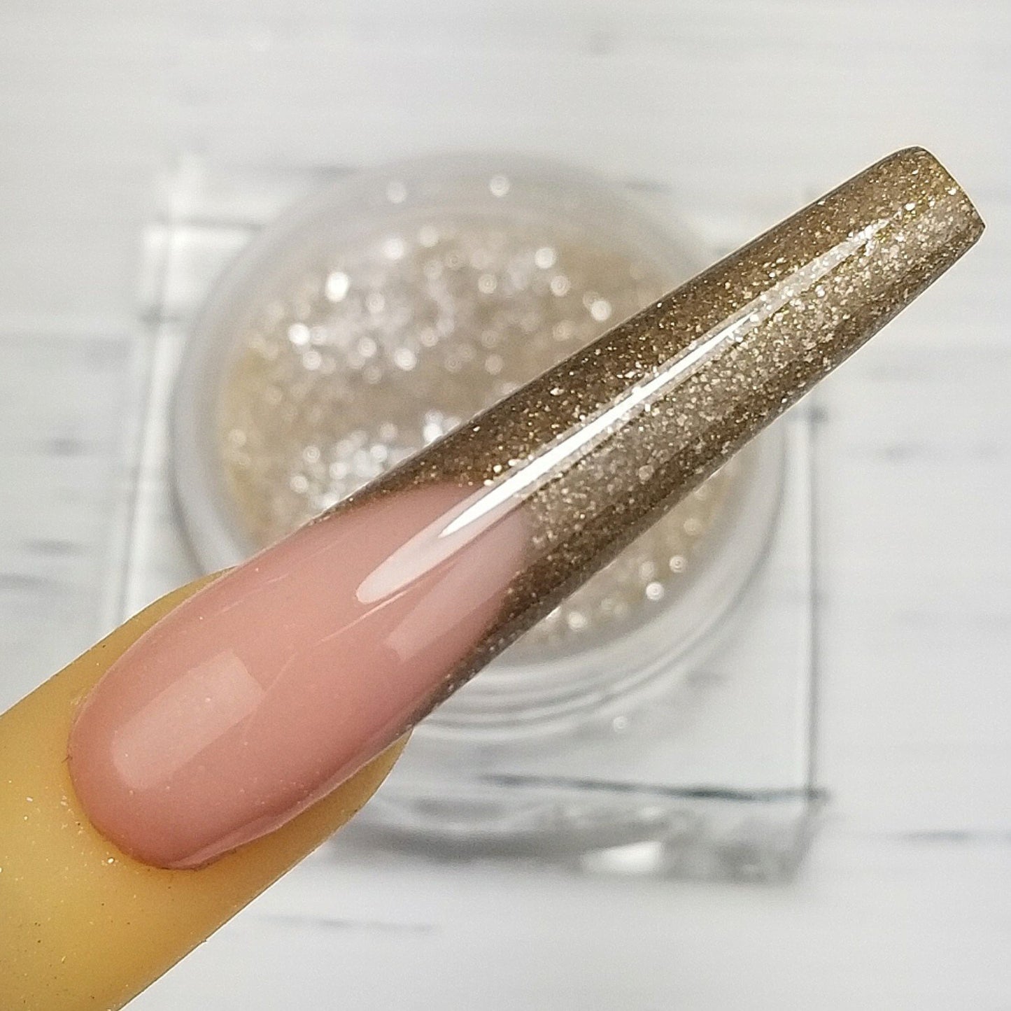 COLOURED ACRYLIC POWDER - GOLDS & BROWNS