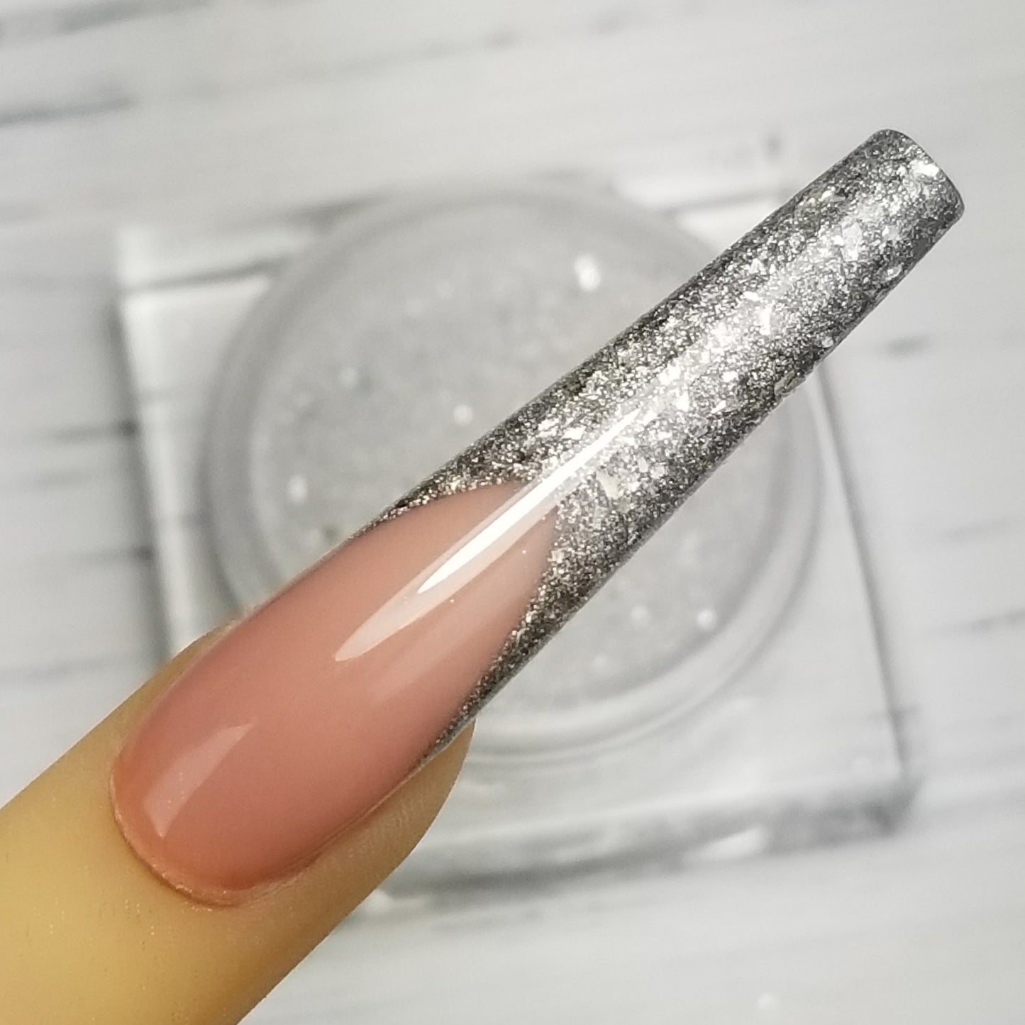 COLOURED ACRYLIC POWDER - SILVERS & BLACKS