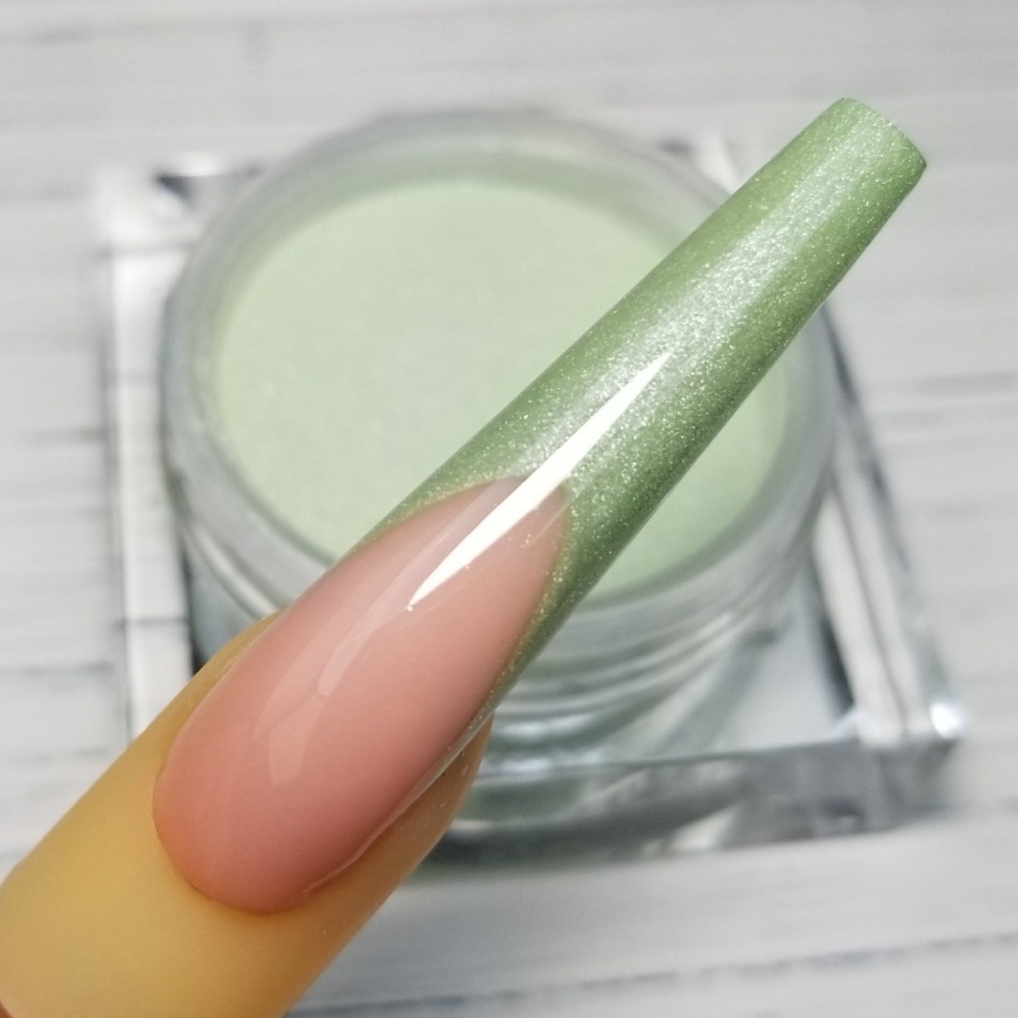 COLOURED ACRYLIC POWDER - BLUES & GREENS