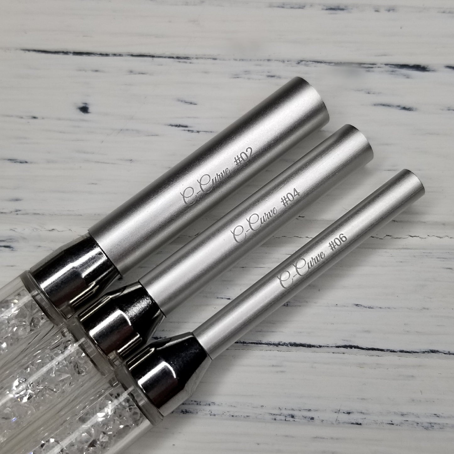Crystal C-Curve Rods