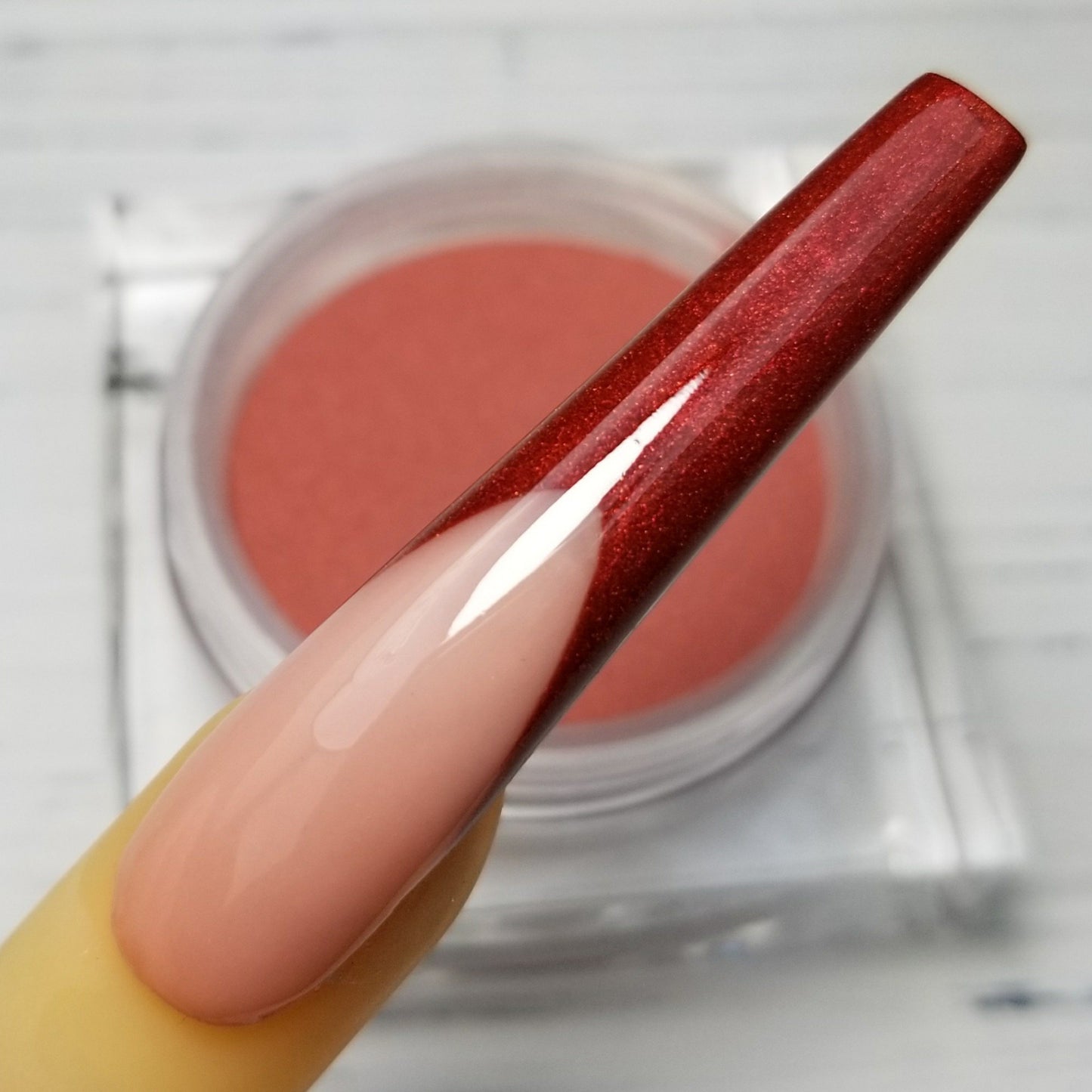 COLOURED ACRYLIC POWDER - REDS &  COPPERS
