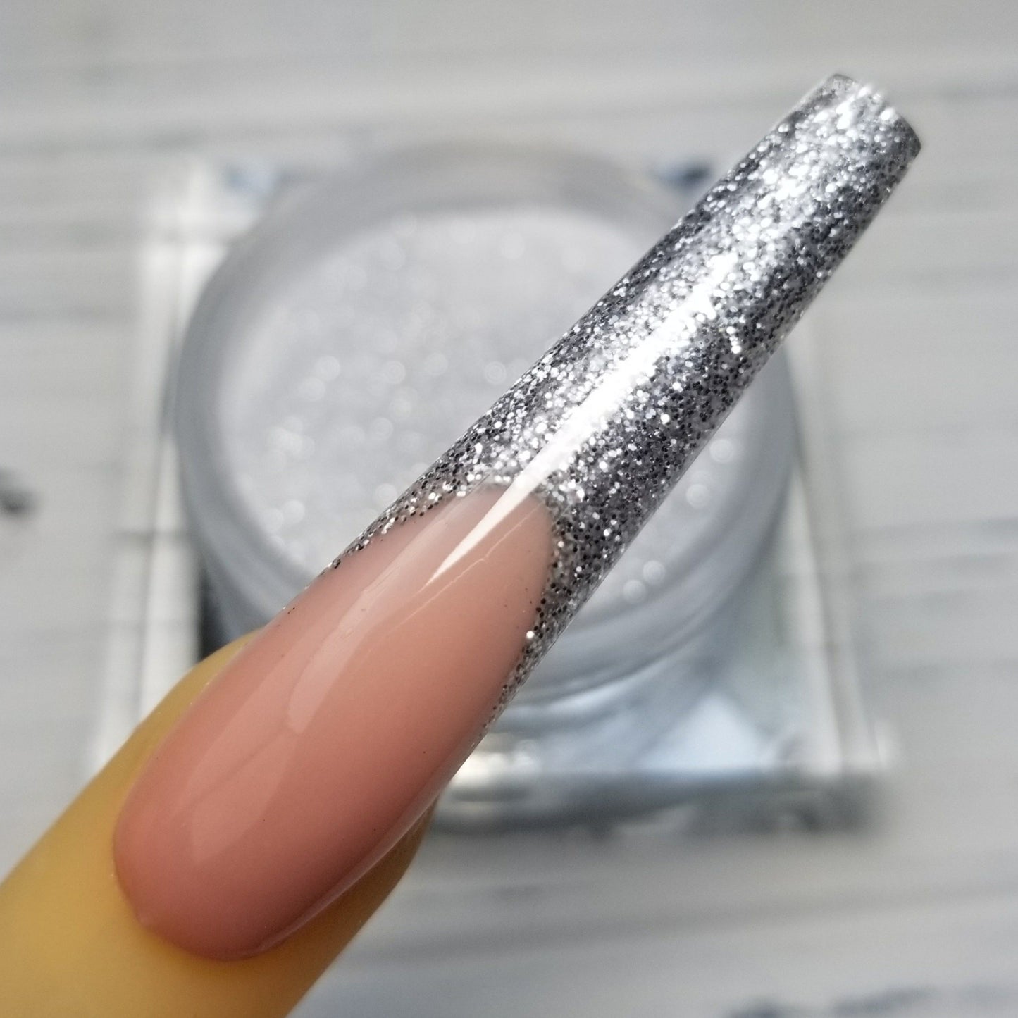 COLOURED ACRYLIC POWDER - SILVERS & BLACKS