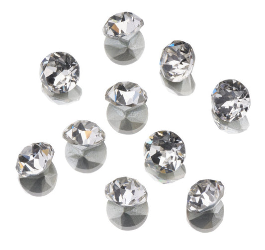 2021 NEW CLEAR AS MUD GENUINE CRYSTAL RHINESTONES - POINTED BACK