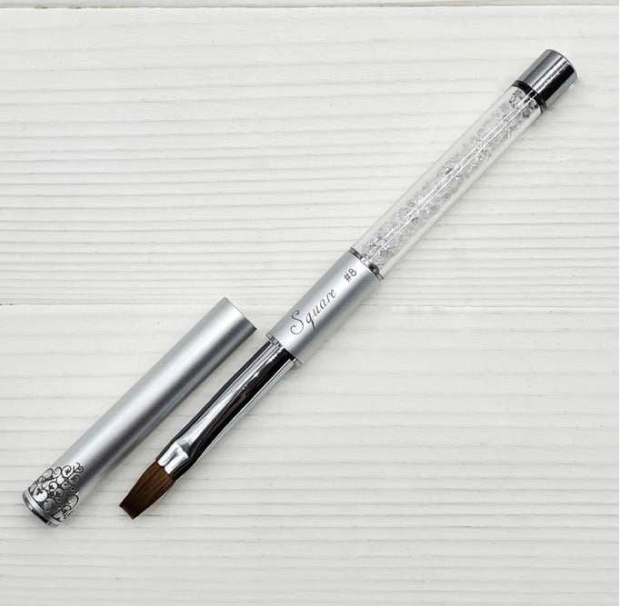 Premium Crystal Square #8 Brush