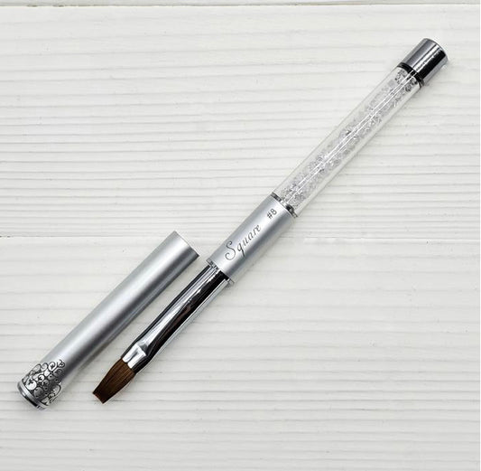 Premium Crystal Square #8 Brush