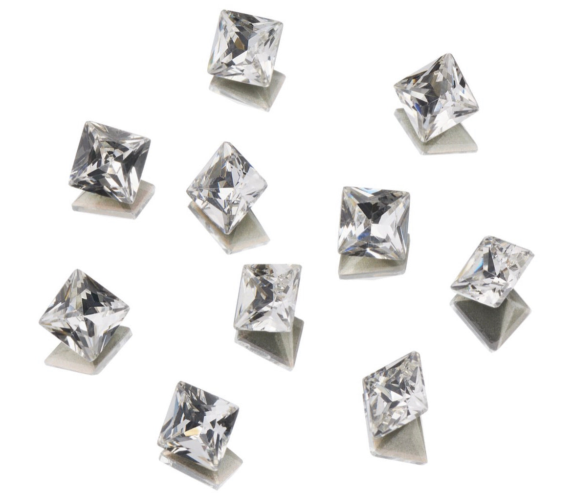 2021 NEW CLEAR AS MUD GENUINE CRYSTAL RHINESTONES - POINTED BACK