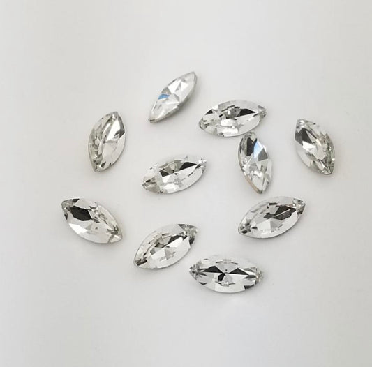 Genuine Crystal Rhinestone - Pointed Back
